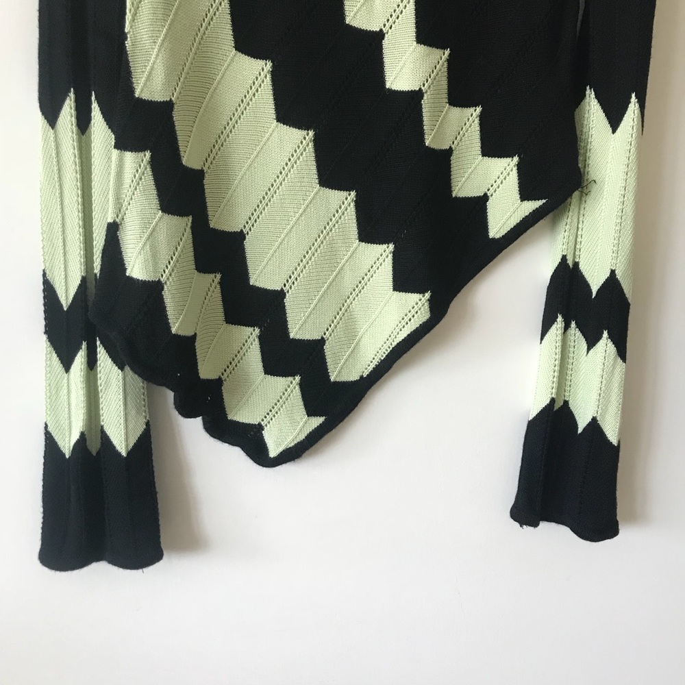 Black and green sweater
